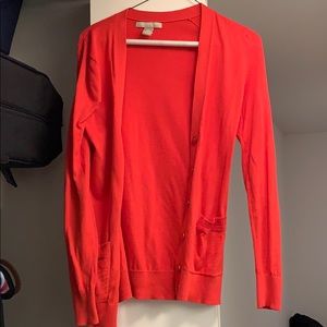 Banana Republic Red Cardigan